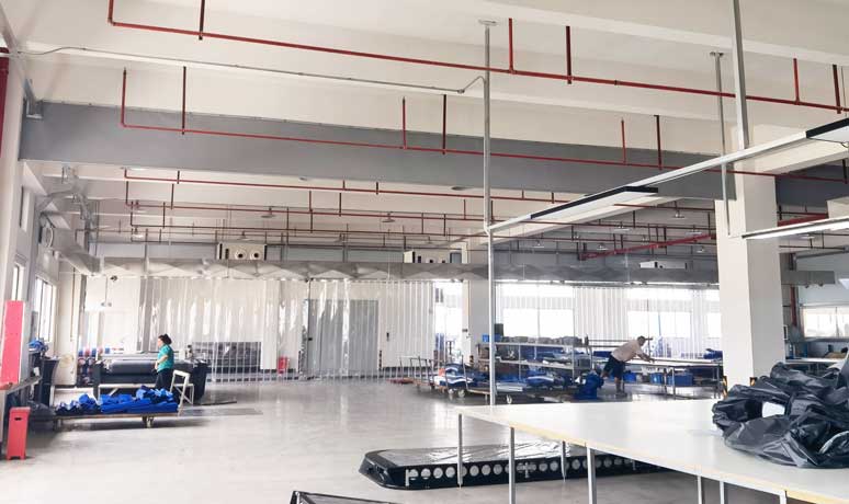 江蘇廠房降溫，應用蒸發冷省電空調-臥式射流空調機組