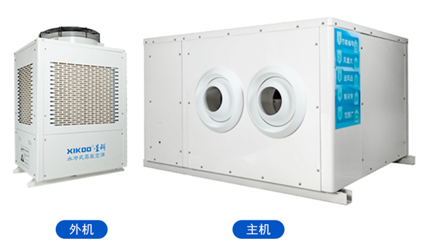 工業蒸發冷省電空調-臥式射流機