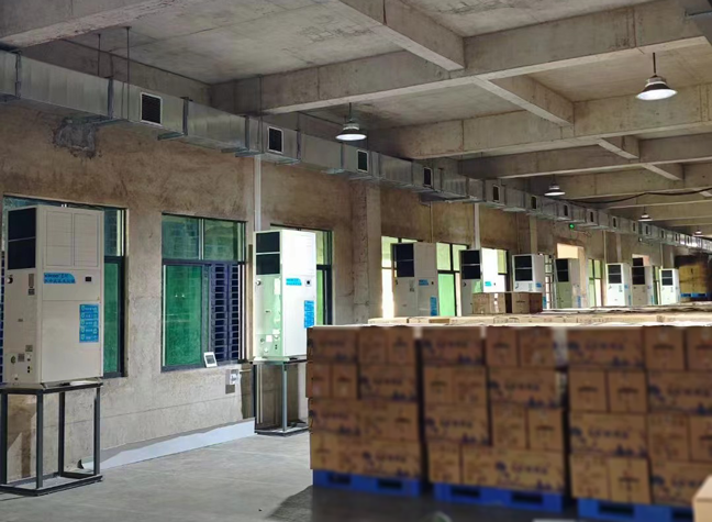 雞蛋倉庫降溫恒溫，安裝蒸發(fā)冷省電空調(diào)-立式軸流機(jī)SYL-ZL-25